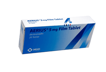 AERIUS 5 MG 20 FILM TABLET İlaç Görseli