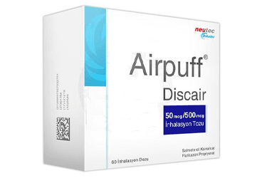 AIRPUFF DISCAIR 50MCG/500 MCG INHALASYON TOZU (60 DOZ) İlaç Görseli