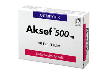 AKSEF 500 MG 20 FILM TABLET İlaç Görseli