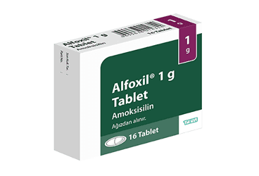 ALFOXIL 1 GR 16 TABLET İlaç Görseli