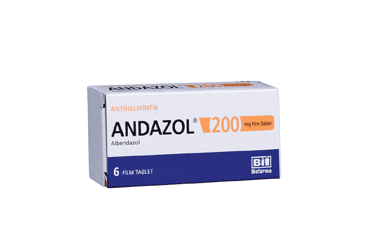 ANDAZOL 200 MG 6 FILM KAPLI TABLET İlaç Görseli
