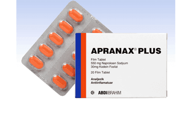 APRANAX PLUS 550 MG/30 MG 20 FILM TABLET İlaç Görseli