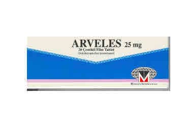 ARVELES 25 MG FILM KAPLI TABLET (20 TABLET) İlaç Görseli