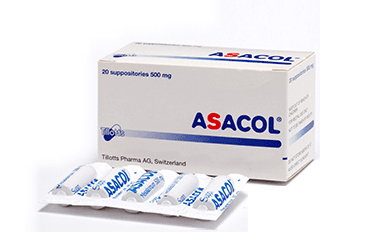 ASACOL 500 MG 20 SUPOZITUVAR İlaç Görseli