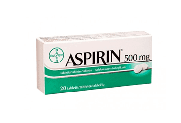 ASPIRIN 500 MG 20 TABLET İlaç Görseli
