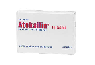 ATOKSILIN 1000 MG 16 TABLET İlaç Görseli