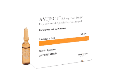 AVIJECT 45,5 MG/2 ML IM/IV 5 AMPUL İlaç Görseli