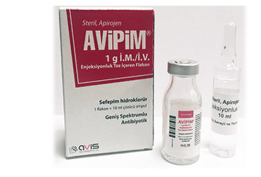 AVIPIM 1 GR IM/IV ENJEKTABL TOZ ICEREN 1 FLAKON İlaç Görseli