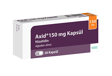 AXID 150 MG 28 KAPSUL İlaç Görseli