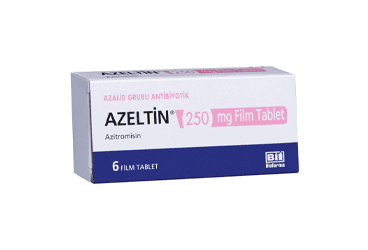AZELTIN 250 MG 6 FILM KAPLI TABLET İlaç Görseli