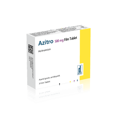 AZITRO 500 MG 3 FILM TABLET İlaç Görseli