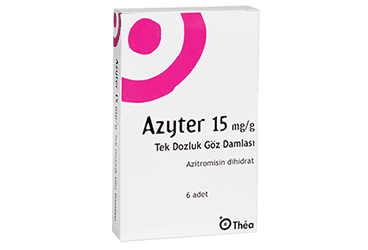 AZYTER 15 MG/G TEK DOZLUK GOZ DAMLASI 6 FLAKON İlaç Görseli