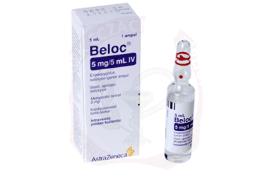 BELOC 5 MG/5 ML IV ENJEKSIYONLUK COZELTI İlaç Görseli