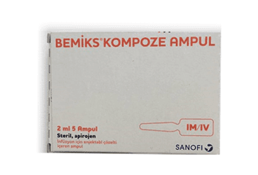 BEMIKS KOMPOZE ENJEKSIYONLUK COZELTI (5 AMPUL) İlaç Görseli