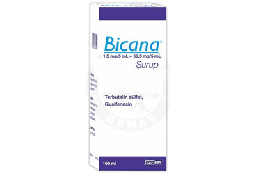 BICANA 1,5 MG/5 ML + 66,5 MG/5 ML SURUP (100 ML) İlaç Görseli