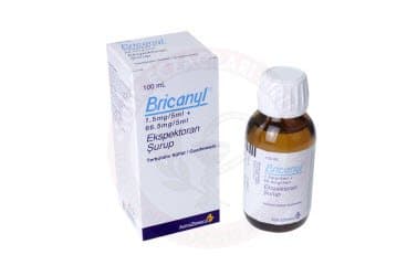 BRICANYL DUO 1,5 MG/5 ML + 66,5 MG/5 ML SURUP (100 ML) İlaç Görseli