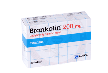 BRONKOLIN 200 MG DEGISTIRILMIS SALIMLI TABLET İlaç Görseli