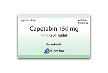 CAPETABIN 150 MG 60 FILM KAPLI TABLET İlaç Görseli