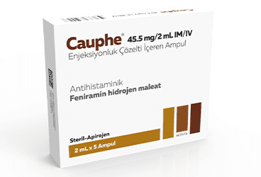 CAUPHE 45.5 MG/2 ML IM/IV ENJEKSIYONLUK COZELTI İlaç Görseli