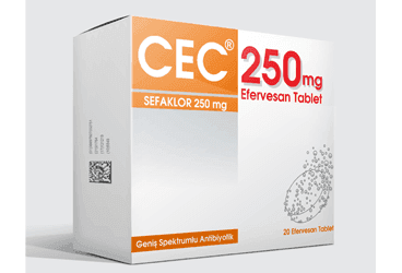 CEC 250 MG 20 EFERVESAN TABLET İlaç Görseli