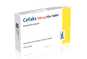 CEFAKS 500 MG 14 FILM TABLET İlaç Görseli