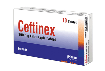 CEFTINEX 300 MG 10 FILM KAPLI TABLET İlaç Görseli