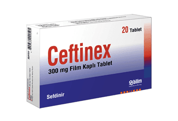CEFTINEX 300 MG 20 FILM KAPLI TABLET İlaç Görseli