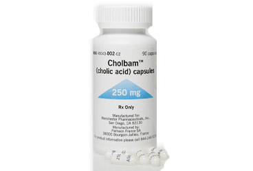 CHOLBAM 250 MG 90 CAPSULES İlaç Görseli