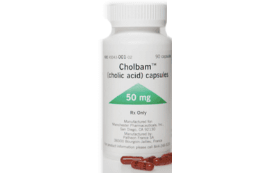 CHOLBAM 50 MG 90 CAPSULES İlaç Görseli