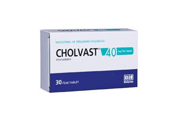 CHOLVAST 40 MG 30 FILM KAPLI TABLET İlaç Görseli