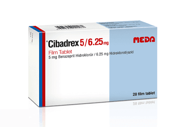 CIBADREX 10/12,5 MG FILM TABLET (28 TABLET) İlaç Görseli