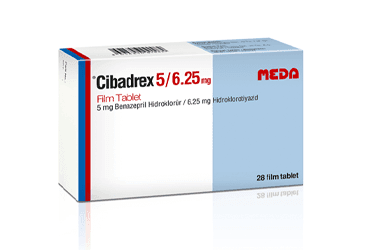 CIBADREX 5MG/6,25 MG FILM TABLET (28 TABLET) İlaç Görseli