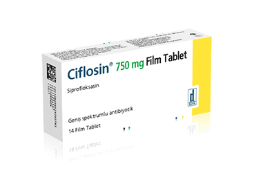 CIFLOSIN  750 MG 14 FILM TABLET İlaç Görseli