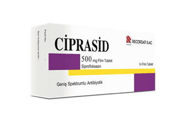 CIPRASID 500 MG 14 FILM TABLET İlaç Görseli