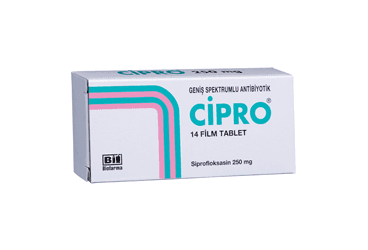 CIPRO 250 MG 14 FILM KAPLI TABLET İlaç Görseli