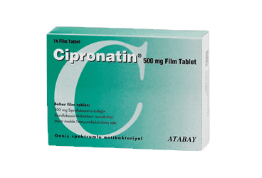 CIPRONATIN 500 MG 14 TABLET İlaç Görseli