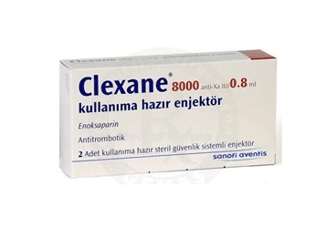 CLEXANE 8000 ANTI-XA IU/0,8 ML KULL.HAZIR ENJEKTOR İlaç Görseli