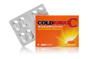 COLDAWAY C 200 MG / 30 MG / 300 MG FILM TABLET (24 TABLET) İlaç Görseli