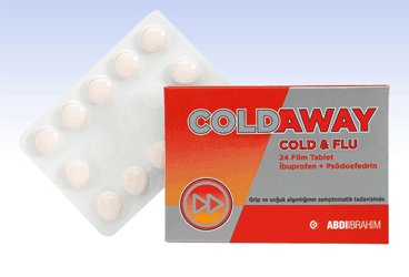COLDAWAY COLD & FLU 24 FILM TABLET İlaç Görseli
