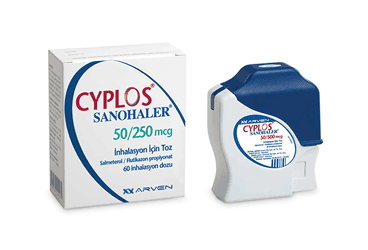 CYPLOS ARVOHALER 50 MCG/250 MCG INHALASYON TOZU (60 DOZ) İlaç Görseli