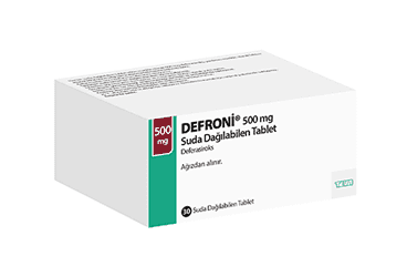 DEFRONI 500 MG SUDA DAGILABILEN 30 TABLET İlaç Görseli