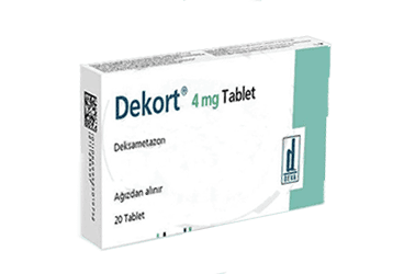 DEKORT 4 MG 20 TABLET İlaç Görseli