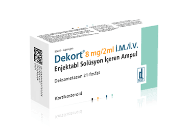 DEKORT 8 MG/2 ML IM/IV ENJEKSIYONLUK COZELTI 1 AMPUL İlaç Görseli