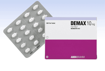 DEMAX 10 MG 100 FILM TABLET İlaç Görseli