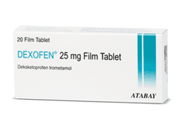 DEXOFEN 25 MG 20 FILM TABLET İlaç Görseli