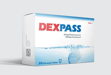 DEXPASS 25/300 MG  EFERVESAN TABLET İlaç Görseli