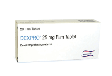 DEXPRO 25 MG 20 FILM TABLET İlaç Görseli