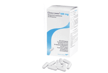 DIACOMIT 500 MG 60 CAPSULES İlaç Görseli