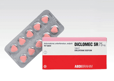 DICLOMEC SR 75 MG 10 TABLET İlaç Görseli