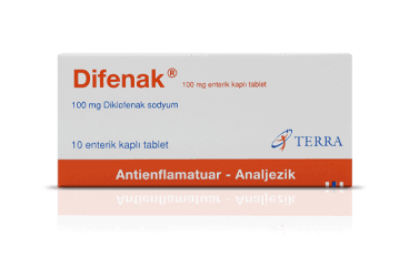 DIFENAK 100 MG 10 TABLET İlaç Görseli
